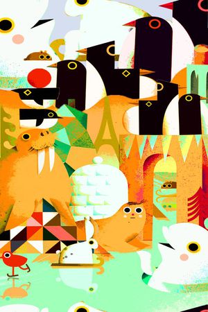 抽象印花华亿平台图片