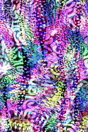 水彩水墨印花华亿平台图片