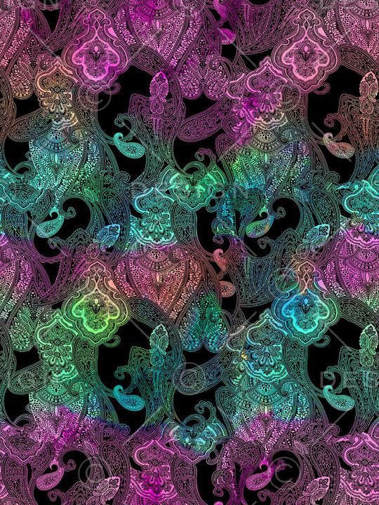 笔触印花华亿平台图片