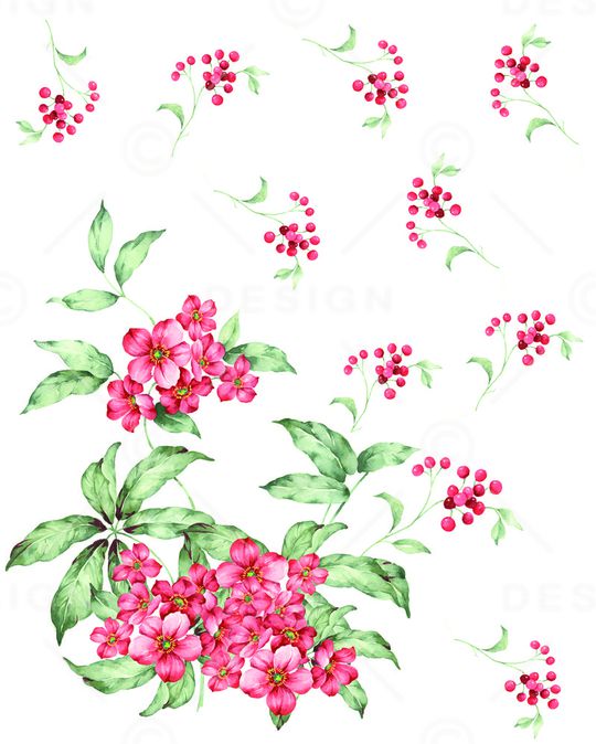 牡丹印花华亿平台图片