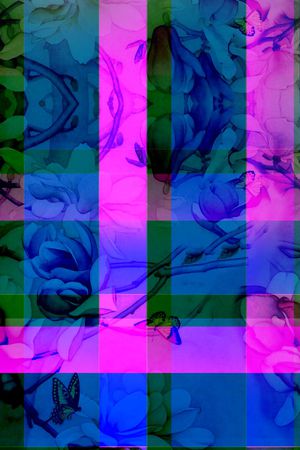 玉兰花印花华亿平台图片