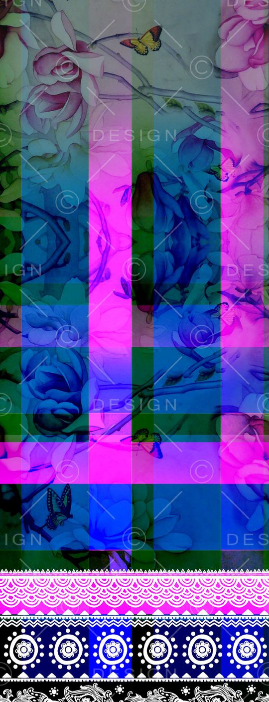 玉兰花印花华亿平台图片