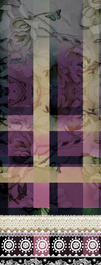 玉兰花印花华亿平台图片