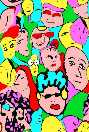 人头印花华亿平台图片