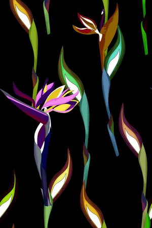 手绘印花华亿平台图片