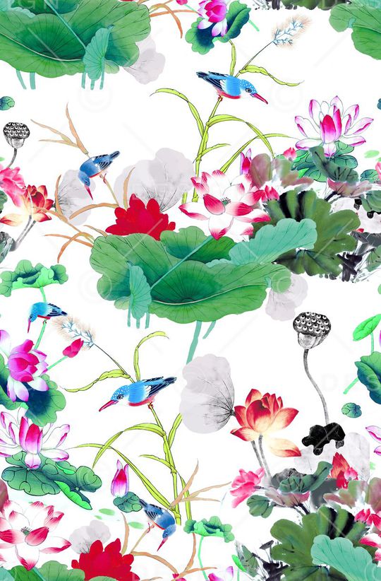 鸟印花华亿平台图片