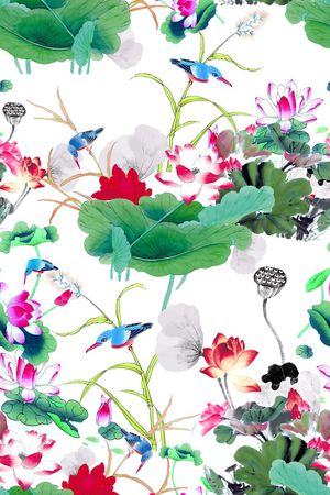 鸟印花华亿平台图片