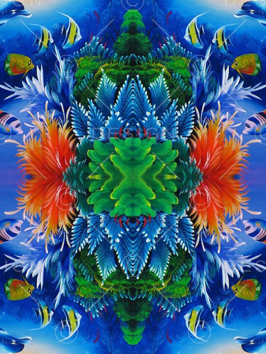 海底世界印花华亿平台图片