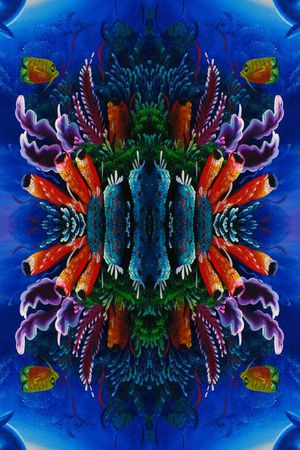 海藻印花华亿平台图片