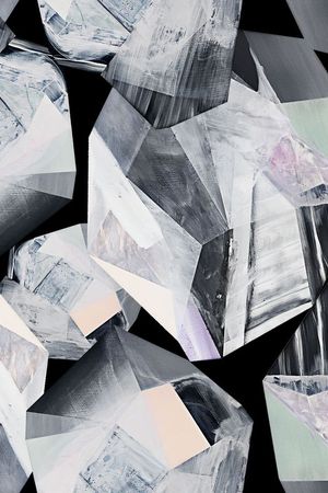 抽象手绘纹理印花华亿平台图片