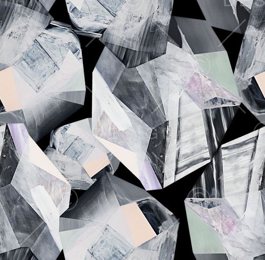 抽象手绘纹理印花华亿平台图片