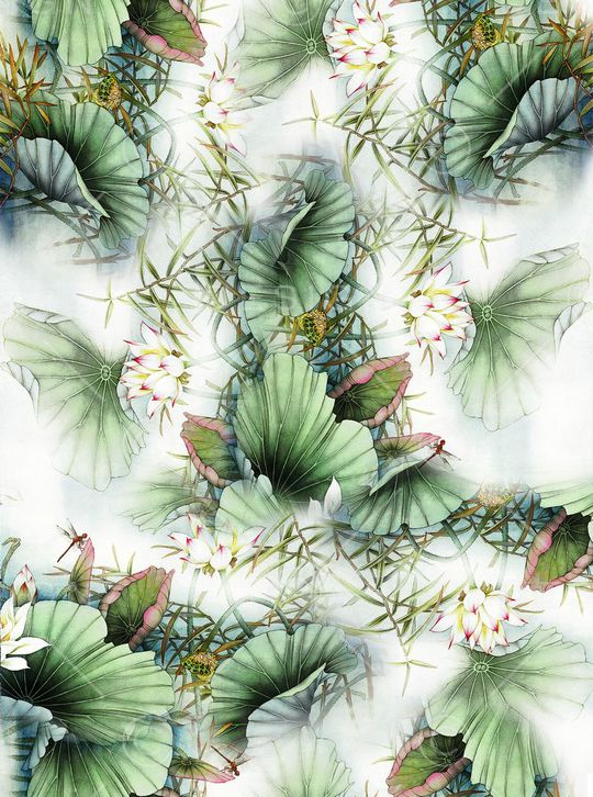 莲花印花华亿平台图片