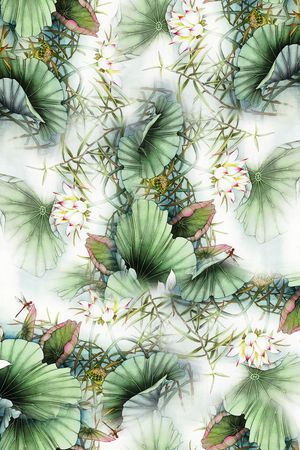 莲花印花华亿平台图片