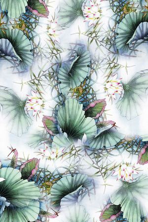 莲花印花华亿平台图片