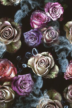 烟雾印花华亿平台图片