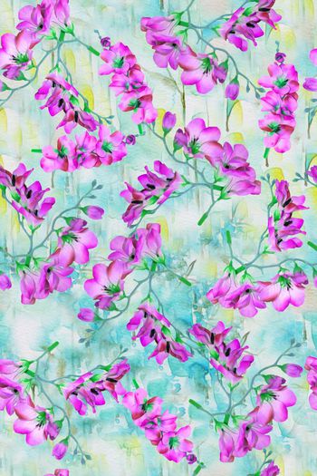 603031-2016-3-28水彩蝴蝶兰花卉1