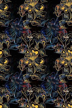 手绘印花华亿平台图片