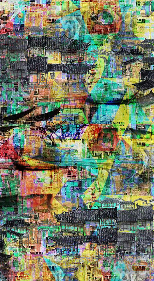 零点--丝巾印花华亿平台图片