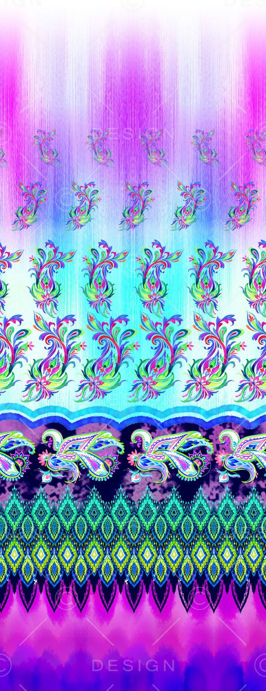 佩斯利印花华亿平台图片