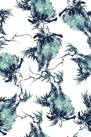 中国风印花华亿平台图片