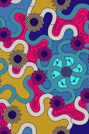 几何印花华亿平台图片