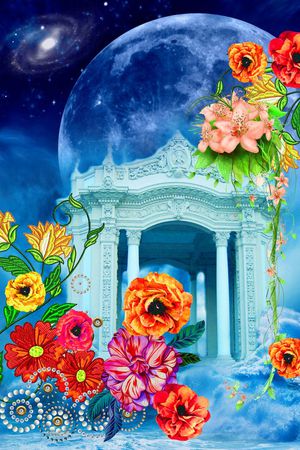 围巾华亿平台。定位印花华亿平台图片