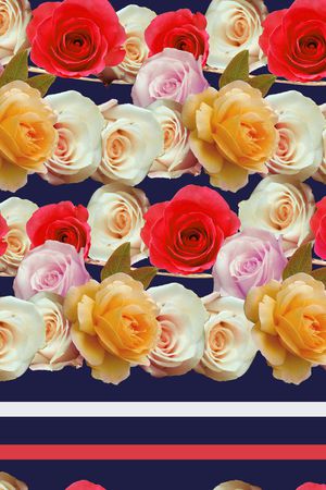 玫瑰印花华亿平台图片