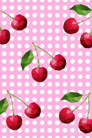 樱桃印花华亿平台图片