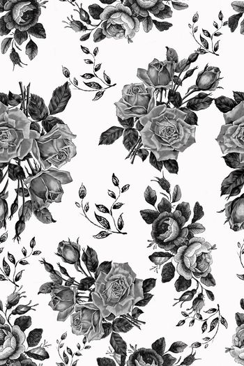 603220-2016-3-29男装衬衫黑色花朵