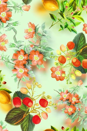 手绘印花华亿平台图片