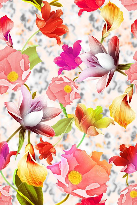 手绘印花华亿平台图片