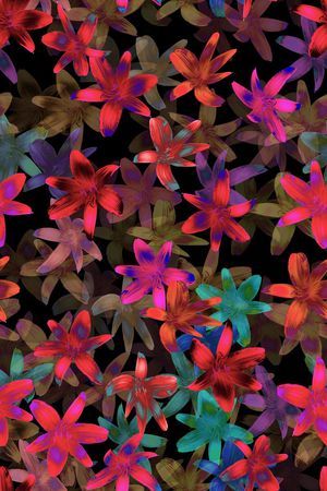 手绘印花华亿平台图片