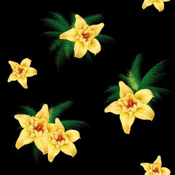 热带鱼印花华亿平台图片