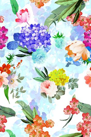 手绘印花华亿平台图片