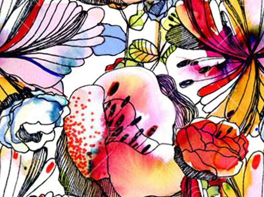 裙装华亿平台印花华亿平台图片