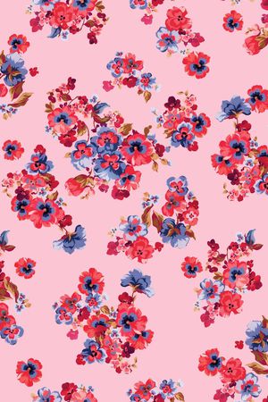 小碎花印花华亿平台图片