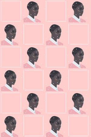 人头人像印花华亿平台图片