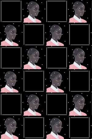 人头人像印花华亿平台图片