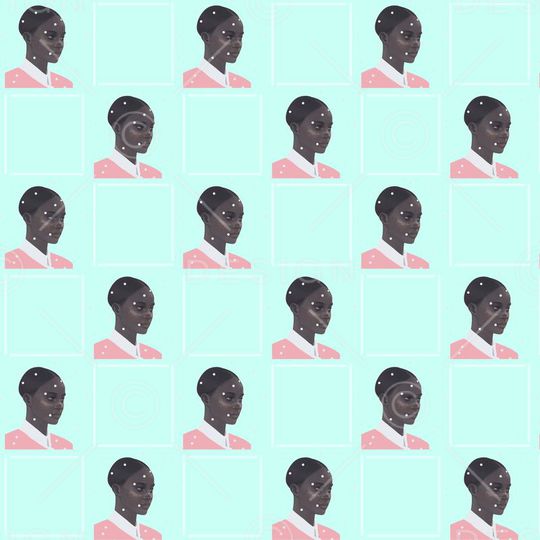 人头人像印花华亿平台图片