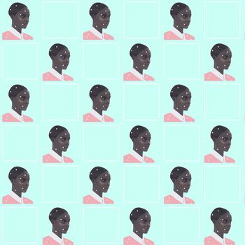 603466-人头波点方格蓝