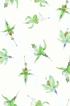 手绘花卉印花华亿平台图片