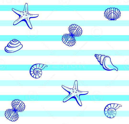 海洋生物印花华亿平台图片