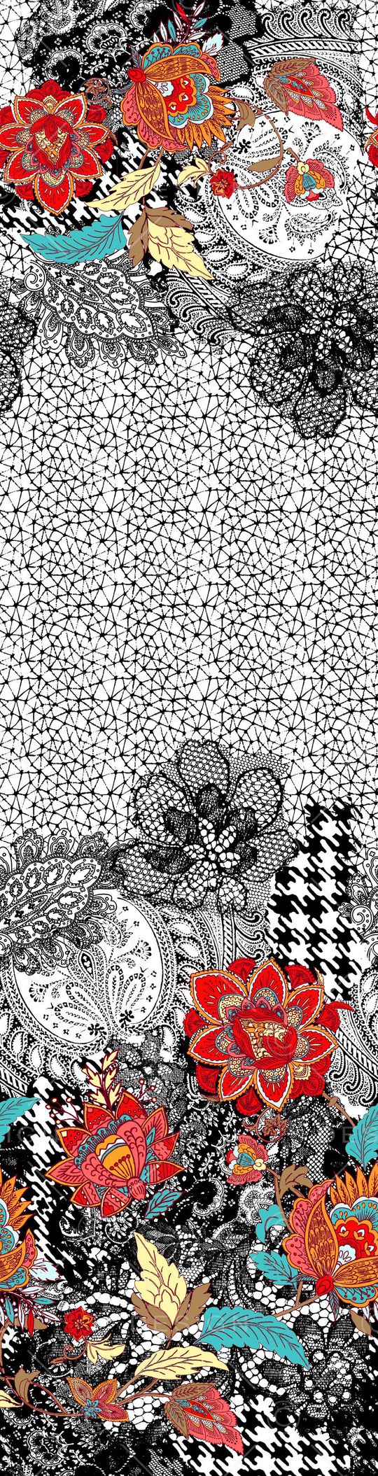 黑白印花华亿平台图片