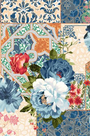 纹样印花华亿平台图片