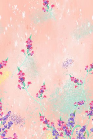 手绘花印花华亿平台图片