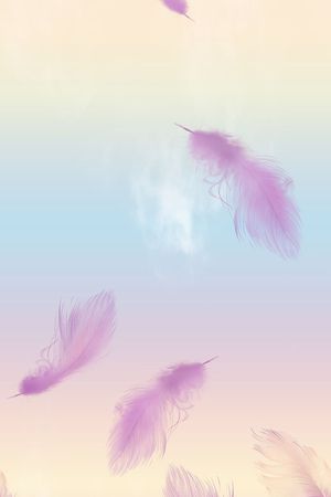 羽毛印花华亿平台图片