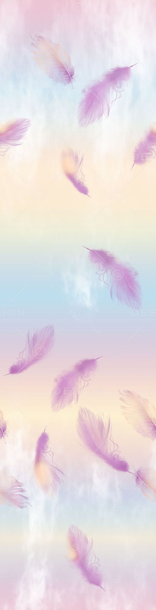 羽毛印花华亿平台图片