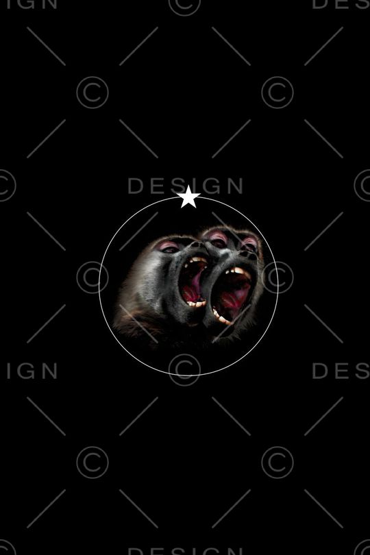 猴子印花华亿平台图片