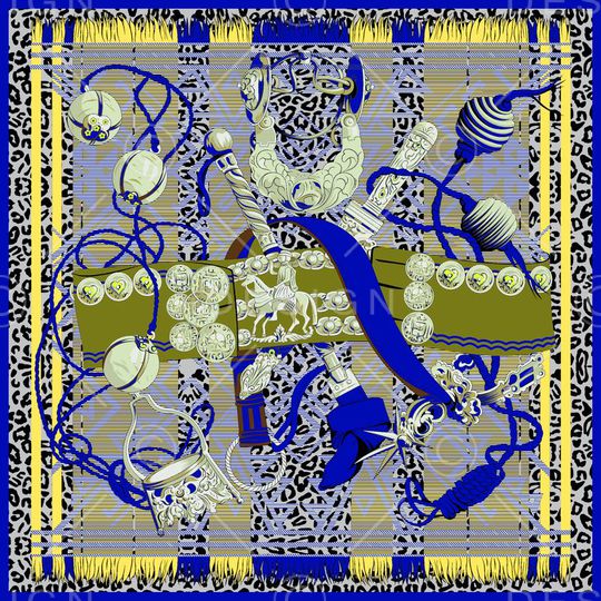 复古印花华亿平台图片