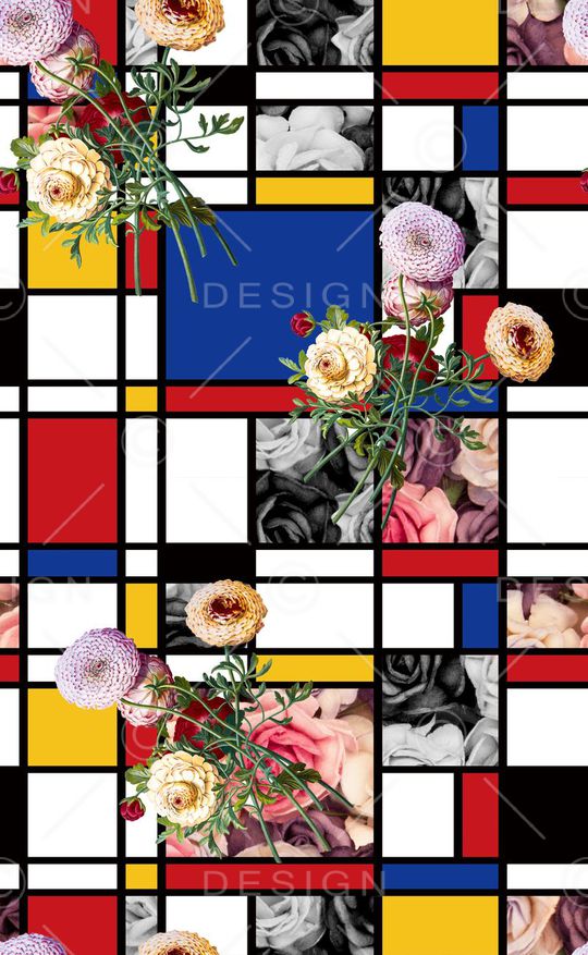 曼陀罗印花华亿平台图片